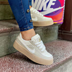 Tenis Urban White Platform