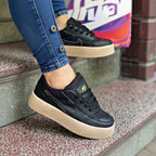 Tenis Urban White Platform
