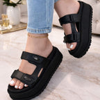 Sandalias Con Suela Alta