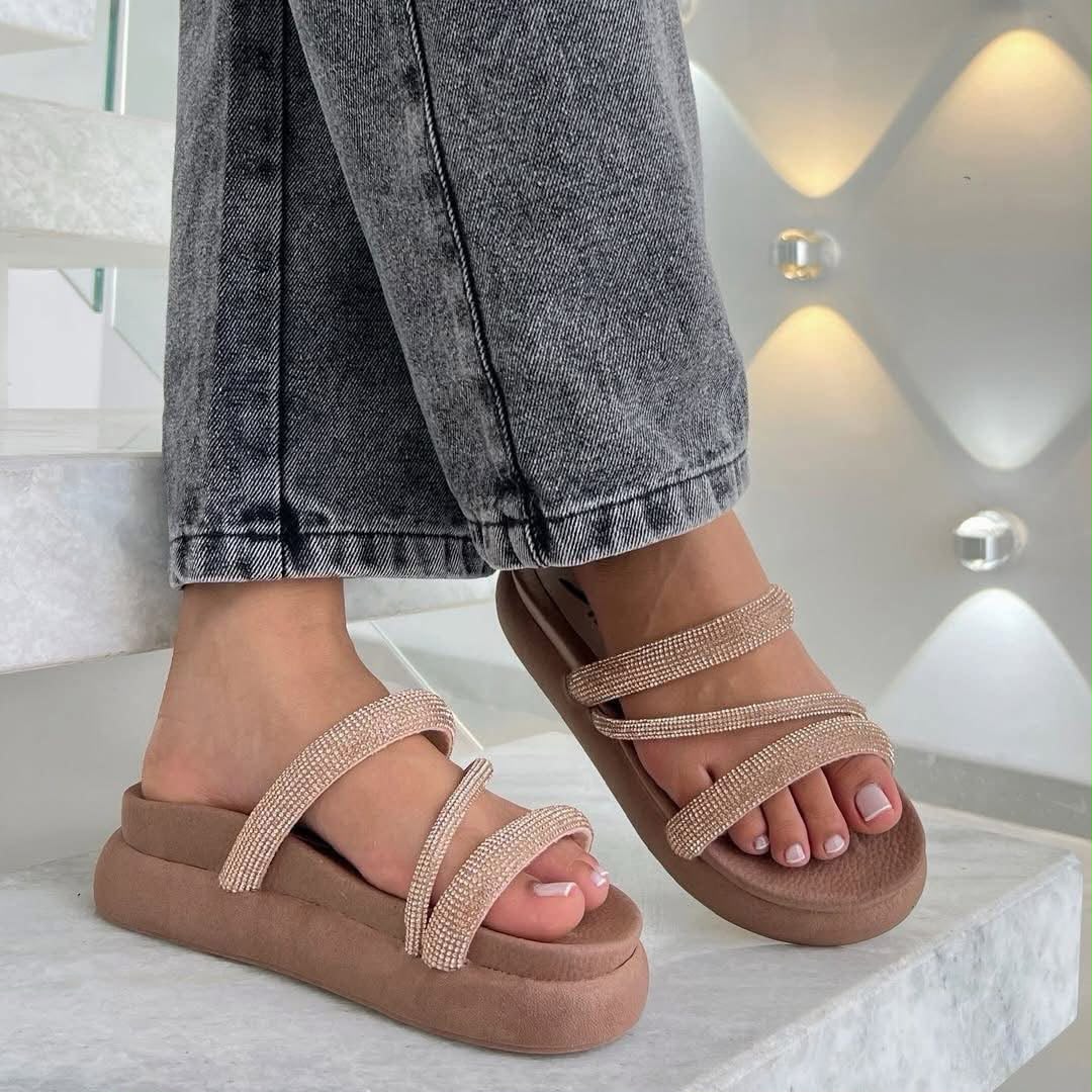 Sandalias Canoa Brillantes
