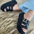 Sandalias Canoa Plataforma