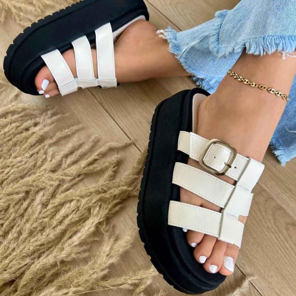 Sandalias Canoa Plataforma
