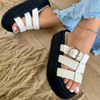 Sandalias Canoa Plataforma