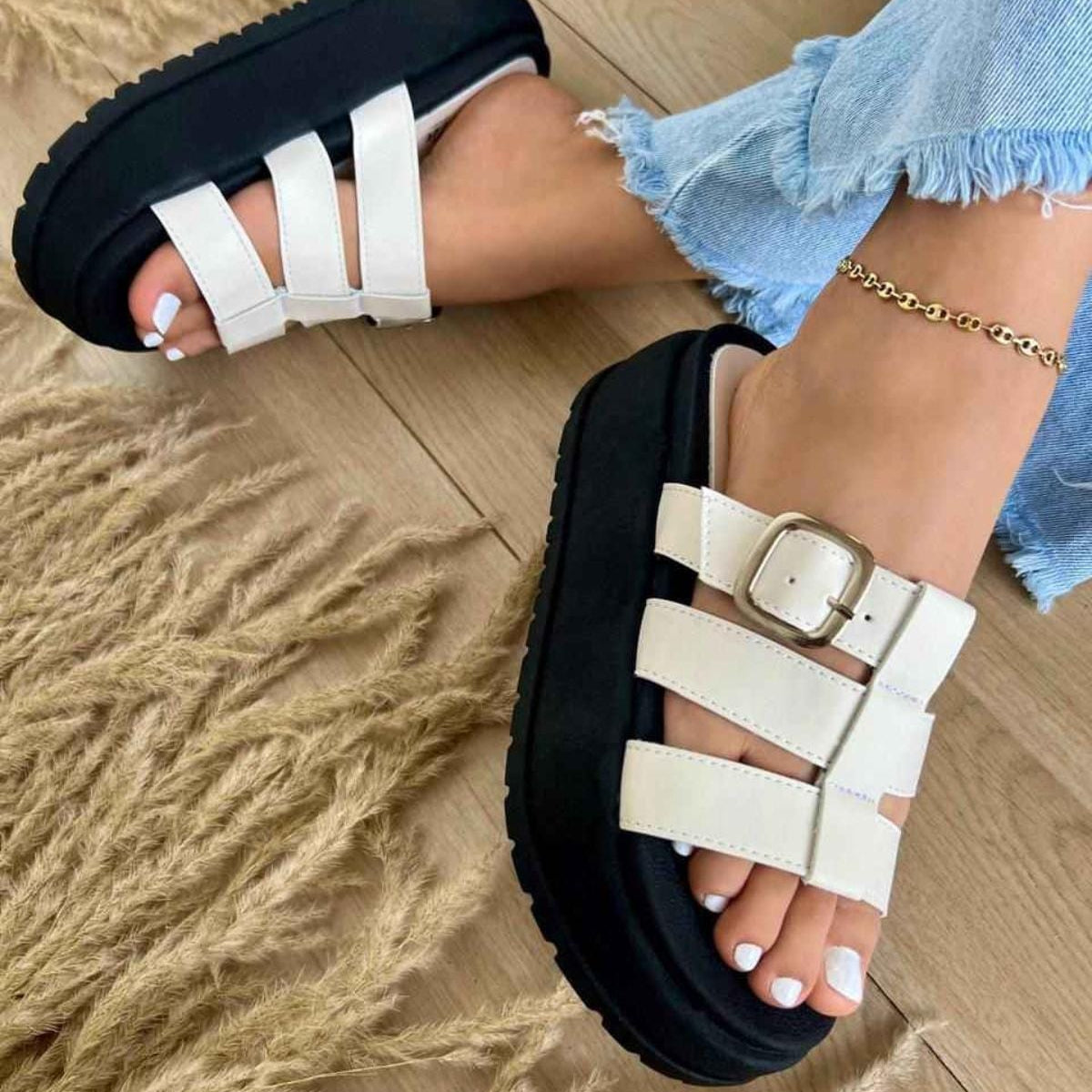 Sandalias Canoa Plataforma